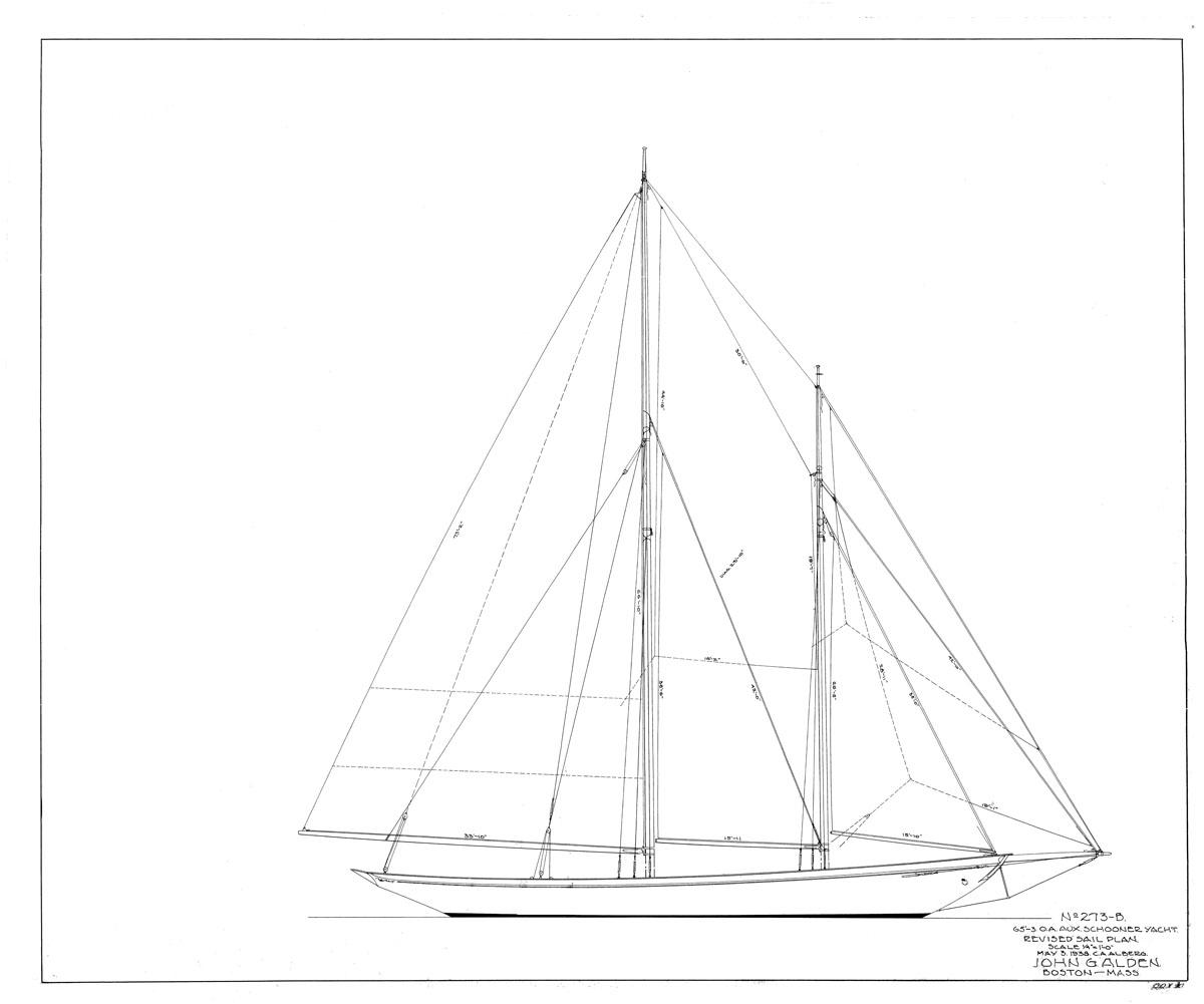 1938 Sail Plan